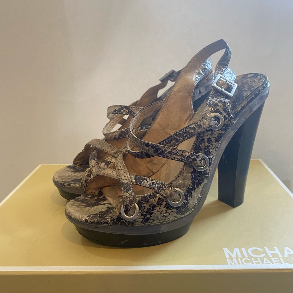 Michael Kors Snake Skin heels